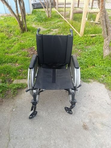 инвалидная коляска на прокат: Mexaniki əlil arabası - Yüngül və möhkəm alüminium/metal çərçivə - — 2