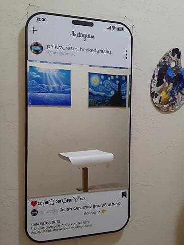 Moyka avadanlığı: 😎Azerbaycanda ilk! Yeni maraqlı hekayə dekor aynası. 📸 Bir güzgü ilə — 4