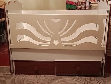 ucuz qapılar: Oğlan və qız üçün, Dördbucaq, Beşik, Dəstsiz, Matras ilə, Yellənmə mexanizm ilə — 3