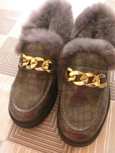 platforma çəkələk: Tuflilər, Ölçü: 36, rəng - Boz, Yeni — 1