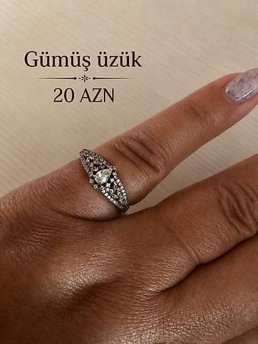 bayquş formalı üzüklər: Üzük, Gümüş — 1