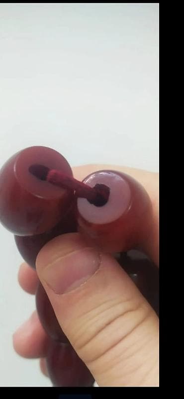 bujuterya: Qədimi damarlı Alman kəhrəba təsbeh təcili satılır real alıcı ilə — 4