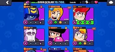 всеобщая история 6 класс мсо 1: Brawl Stars hesabı – geniş döyüşçü kolleksiyası - Ümumi: 70/100 — 3
