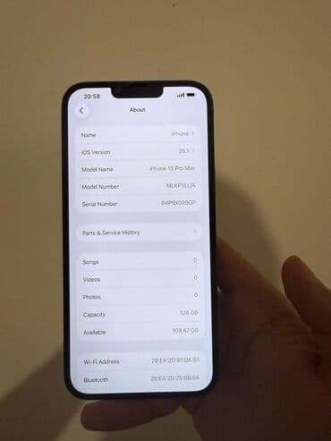 iphone 13 pro max islenmis: IPhone 13 Pro Max, 128 GB, Sierra Blue, Simsiz şarj — 4