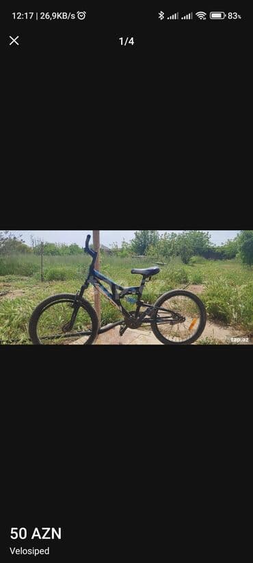велосипеды с надувными колесами: Velosiped – dağ/şossə tərzi, uşaq/yeniyetmə ölçülü. Xüsusiyyətlər: - — 1