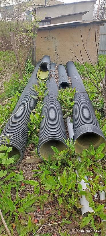 tavan fiqurlari sekilleri: Plastik korroqlu drenaj/kanalizasiya boruları - Material: yüksək — 2