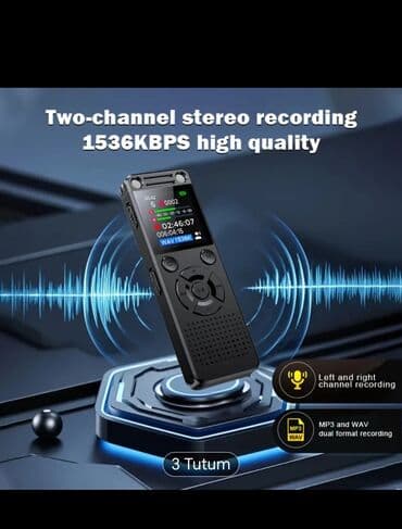 Mətbəx texnikası: Rəqəmsal səs yazıcı – iki kanallı stereo, rəngli ekranlı — 2