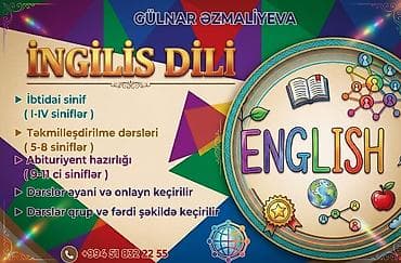 Xarici dil kursu, İngilis dili, Abituriyentlər üçün lalafo.az -da Xarici dil kursu, İngilis dili, Abituriyentlər üçün