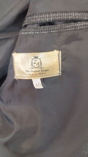 kişi ucun klassik qara kostyum: 13 -14 yaşa uyğundur yaxşı vəziyyətdədir az geyinilib balaca olduğu — 2