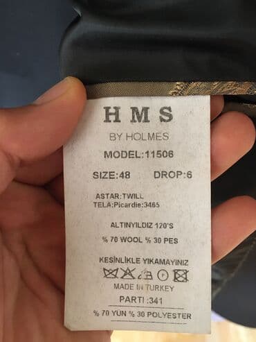 джинсовые мужские костюмы: 2-3 defe geyinilib şalvar pencekdi — 1