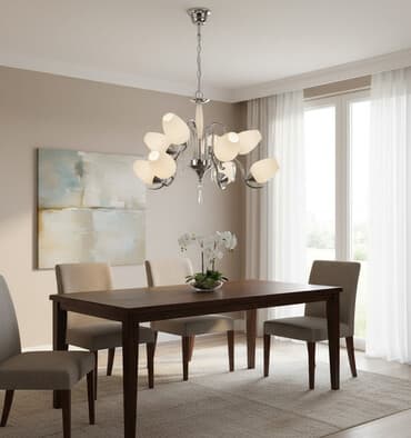 lyustrlar: Çılçıraq, 6 lampa — 1