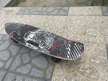 Plastik kruizer tipli skeytbord - Geniş, bərk plastik deklə kruizer — 4