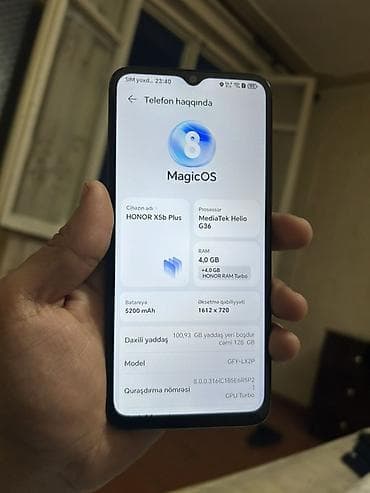 Honor X5b Plus, 128 GB, rəng - Qara