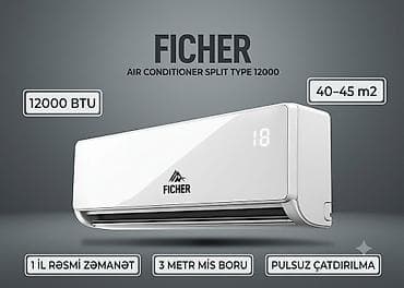 kondisioner servis: Alman brendi olan Ficher✅️ -1 il rəsmi zəmanət ✅️ - güclü soyutma — 1
