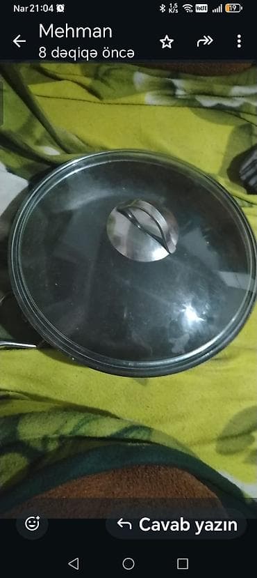 qril tava: Tava, rəng - Qəhvəyi, Alüminium — 2