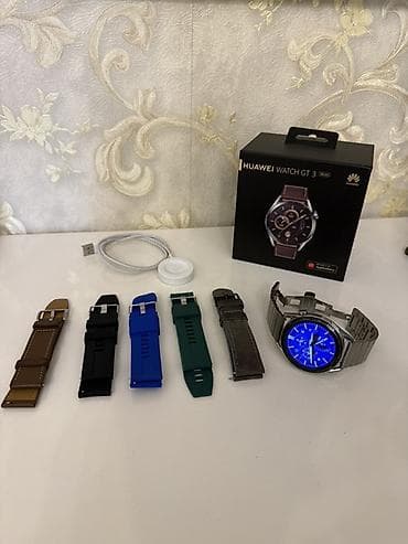 Smart saat, Huawei, Sensor ekran, rəng - Gümüşü