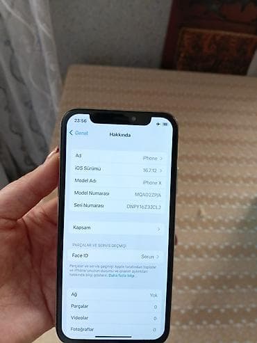 IPhone X, 64 GB, Gümüşü