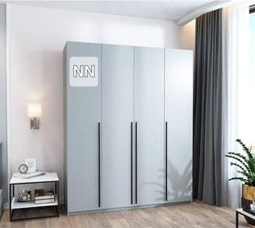 metbex ucun skaf: Oğlan və qız üçün, Yeni, 4 qapılı, Açılan, Düz dolab — 1