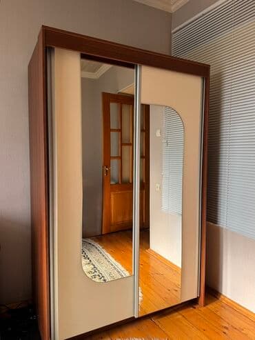 шкаф купе: Kupe, 2 qapılı Düz dolab, Qarderob, paltar dolabı — 1