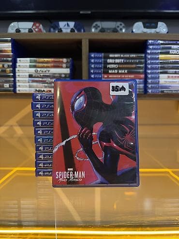 Elektronika: Spiderman Miles Morales-PS4 diski Oyun diski tam işlək vəziyyətdədir — 1