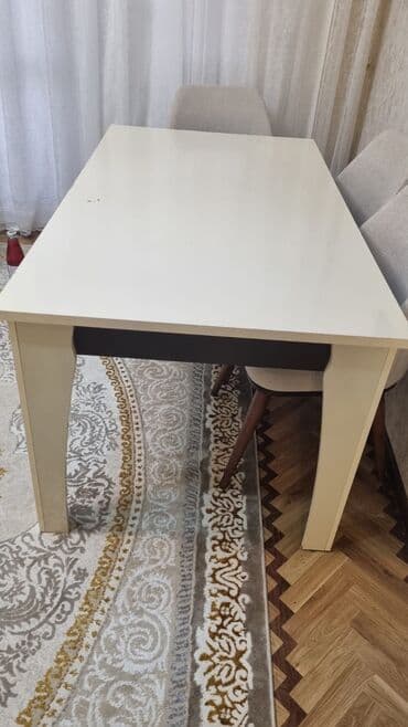 Математика: Гостиный стол, Нераскладной, MDF, Прямоугольный стол — 1