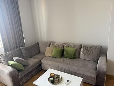 L‑şəkilli yumşaq künc divan - Rəng: açıq boz (neytral ton, müxtəlif — 1