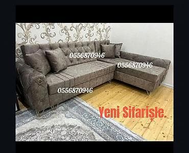 aboy ucuz: Künc divan, Qonaq otağı üçün, Parça, Bazasız, Açılan, Kitab — 4