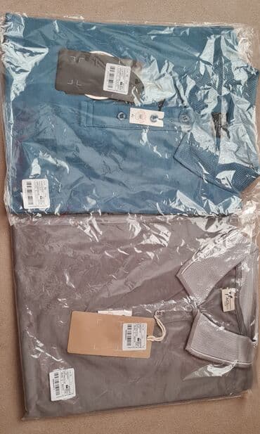köynekler: Polo köynək, Massimo Dutti, M (EU 38), rəng - Göy — 9