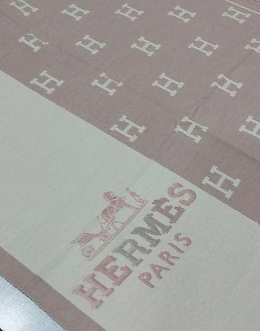 Hermes Paris şərf qadınlar üçün, keyfiyyətlidir. - Rəng: pudra-çəhrayı — 4