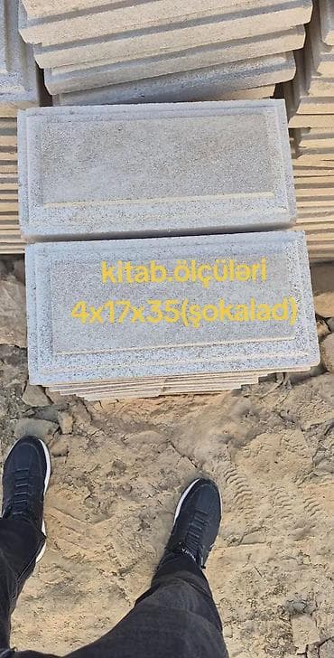 Məhsul Aqlay: “Kitab” tipli dekorativ səki daşı (şokalad naxışlı) -