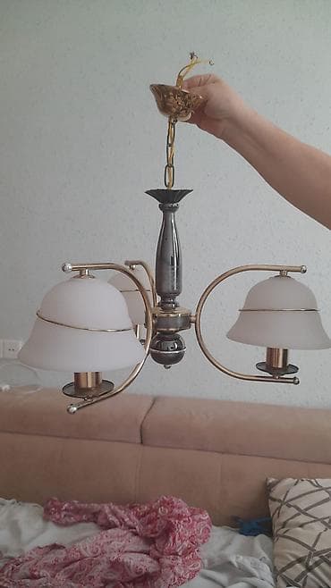 Çılçıraq, 3 lampa, Metal