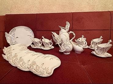 pencil 1: Çay dəsti, rəng - Ağ, Farfor, 6 nəfərlik — 2
