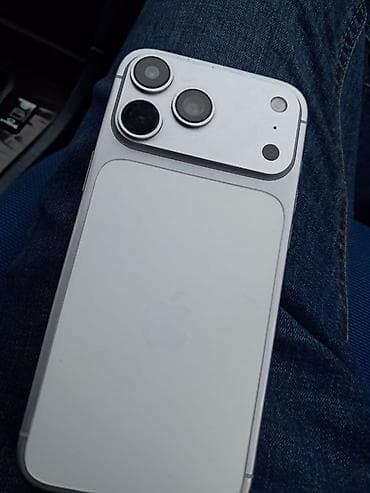 iwlenmiw telefon: IPhone 17 Pro, Gümüşü, Face ID — 1
