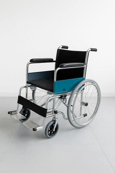 Universal əlil arabası - Material: möhkəm metal şassi, qara oturacaq