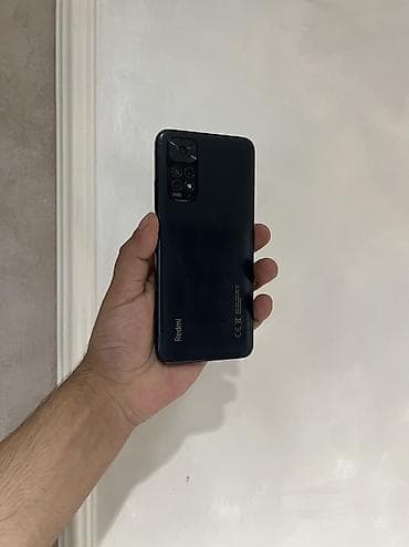 samsung galaxy note 11 qiymeti: Redmi Note 11, 128 GB, rəng - Qara, Face ID — 5