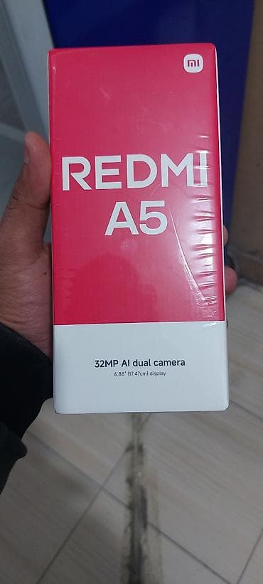 xiaomi note 9 s: Redmi A5, 64 GB, rəng - Qara, Barmaq izi — 4