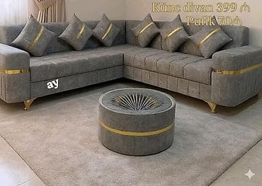divan ustu ortuk: Künc divan, Yeni, Açılan, Bazalı, Vеlur parça, Şəhərdaxili pulsuz çatdırılma — 1