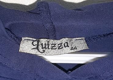 guzdək daşı: Qadın üst geyimləri 1) Qaranavi rəngli qısaqoll hoodie bluz - Brend — 2