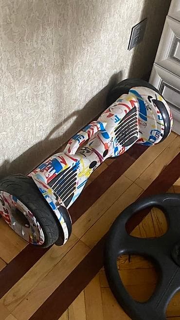 seqvay: Qrafiti dizaynlı hoverboard (özünübalanslayan skuter) - Korpus — 3