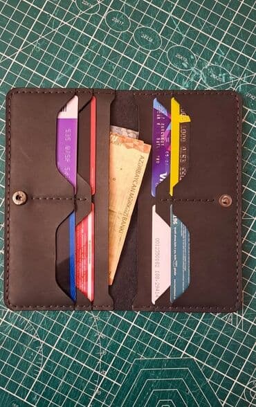 balaca qadın pul kisəsi: Pulqabı, Təbii dəri, Yeni — 4