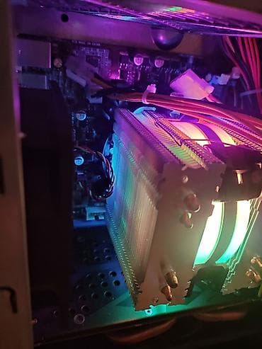 nvidia geforce gtx 1060 3gb: Süper vəziyətdə 3pin tower cpu cooler RGB ışıqlı yaxşı termopasda ile — 3