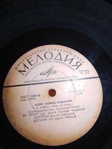 vinil: Plastinkalar biri 3 manat — 7