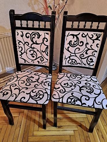 Qonaq otağı üçün, Qatlanmayan, rəng - Qara Stul