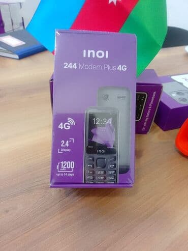телефоны для пожилых флай: Inoi 243, rəng - Qara, Düyməli — 4