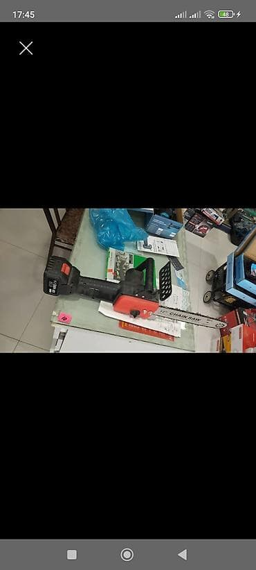 desti: Akkumulyatorlu zəncirli mişar (12”) - 12 düymlük bıçaq və zəncir — 1
