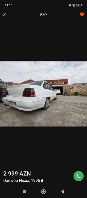 masin pribor isiqlari: Daewoo Nexia: 1.5 l | 1996 il Sedan — 3