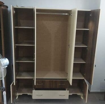 4 qapili dolab: Yeni, Açılan, 4 qapılı Düz dolab, Dolab-asılqan, Türkiyə — 12