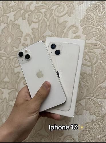 apple m1: IPhone 13, Ağ, Simsiz şarj — 1