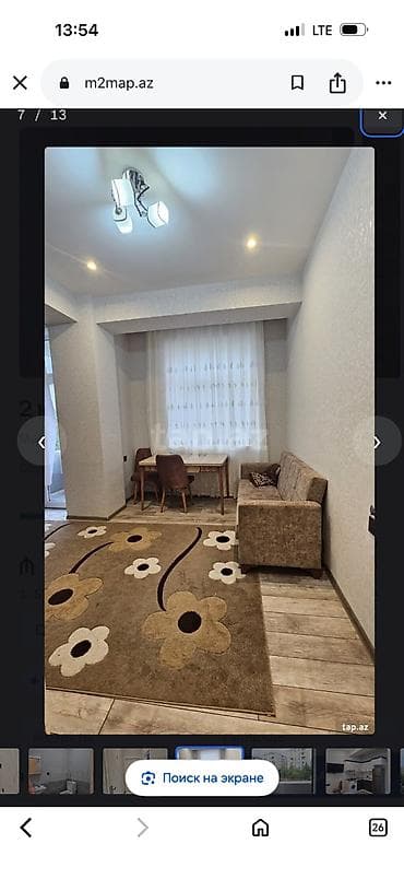 Daşınmaz əmlak: 2 otaqlı mənzil – yeni tikili, lifti,qazi olan bina kiraye verilir. - — 6