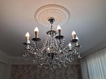 Çılçıraq, 8 lampa, Metal